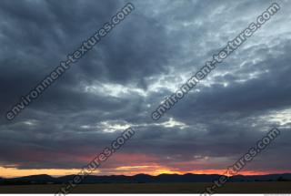 Photo Texture of Sunset Sky 0001 